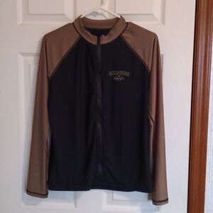 Billabong Athletic zip shirt